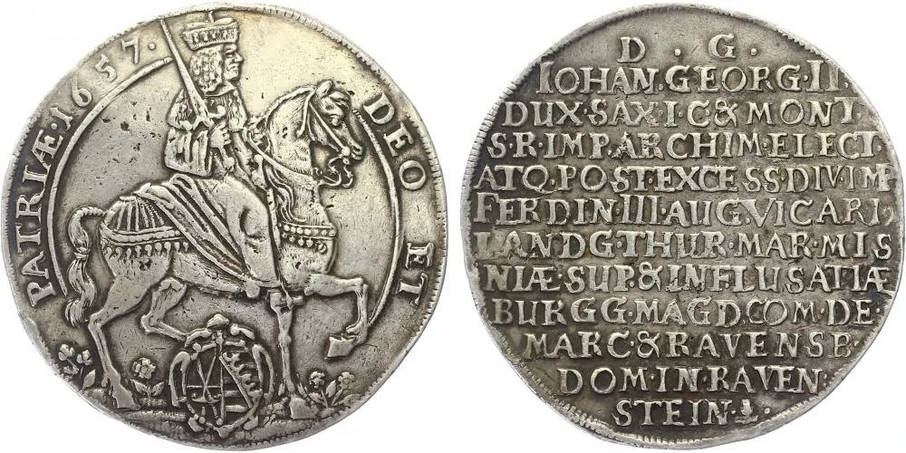 Sasko, Johann Georg II., 1656 - 1680 — 1