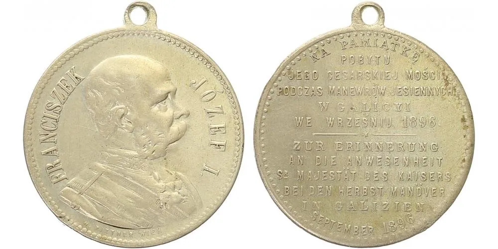 František Josef I., medaile vojenských manévrů — 1