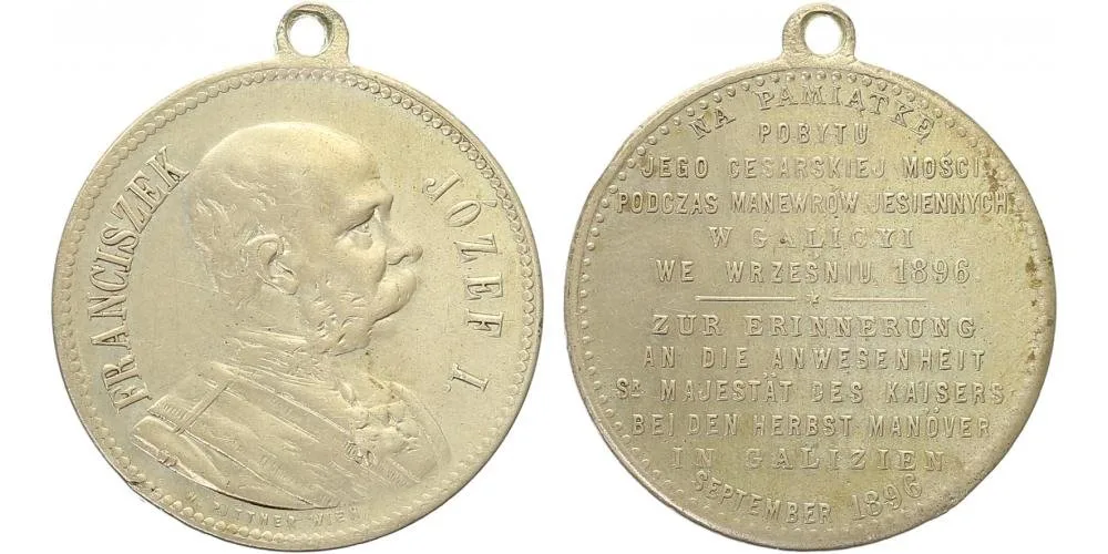 František Josef I., medaile vojenských manévrů — 1