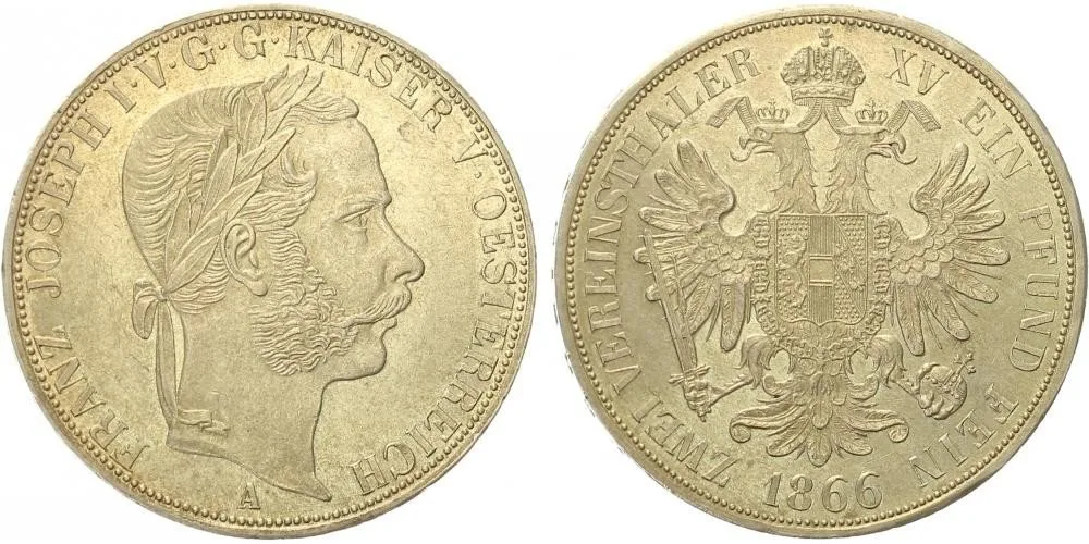 Rakouská a spolková měna, 1857 - 1892 — 1