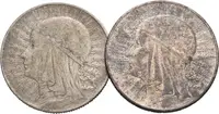 Polsko, 5 Zlotých 1933 a 1934 - Polonia