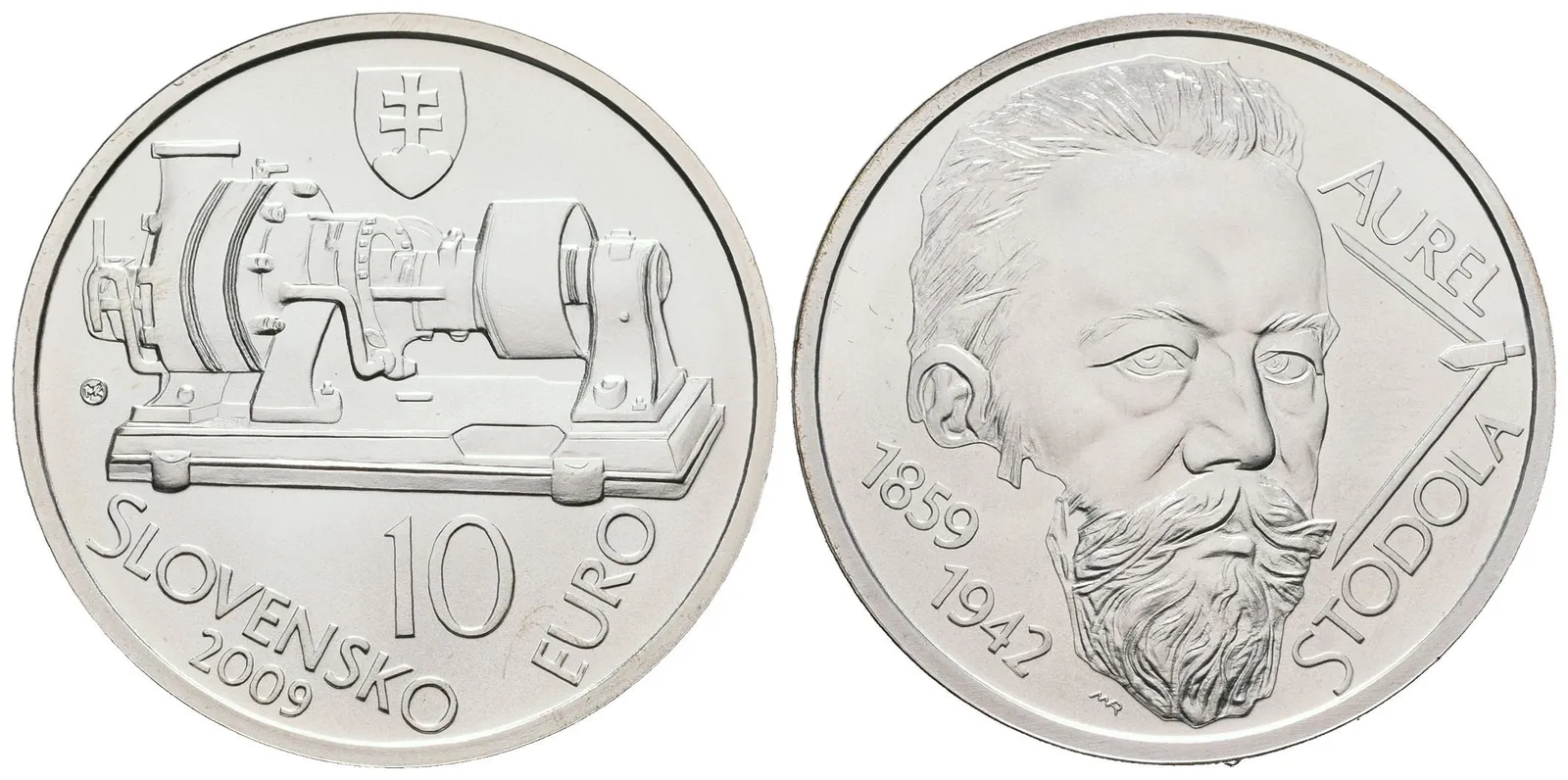 10 Euro 2009 - Aurel Stodola, běžná kvalita