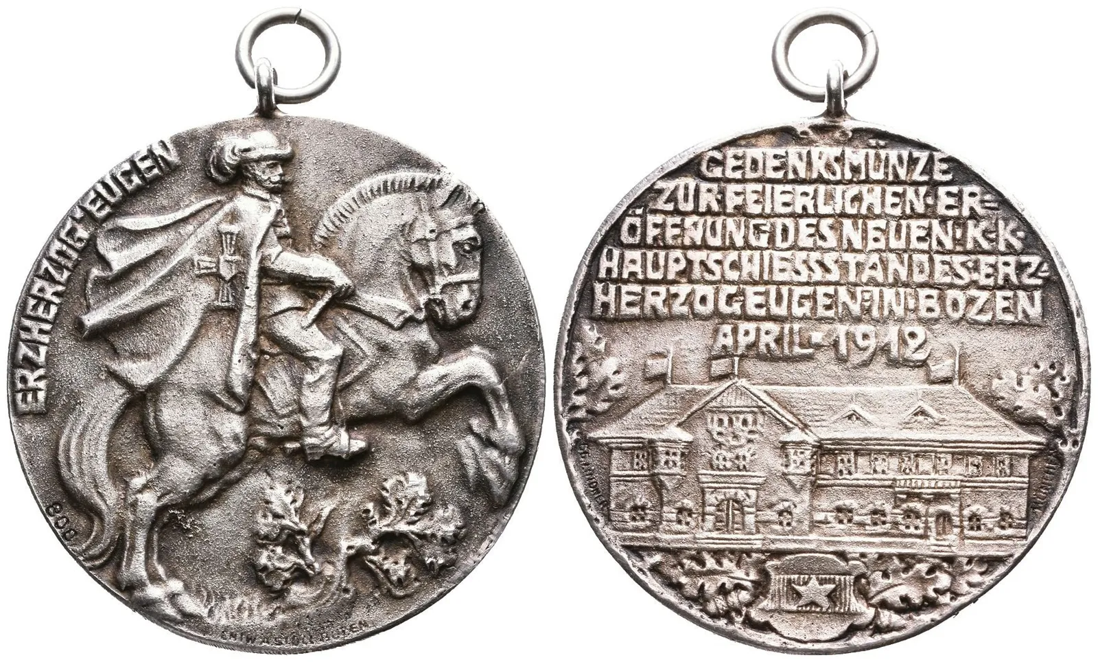 AR Medaile 1912 - Na památku zahajovacích střeleb v nové c.k. hlavní střelnici — 1