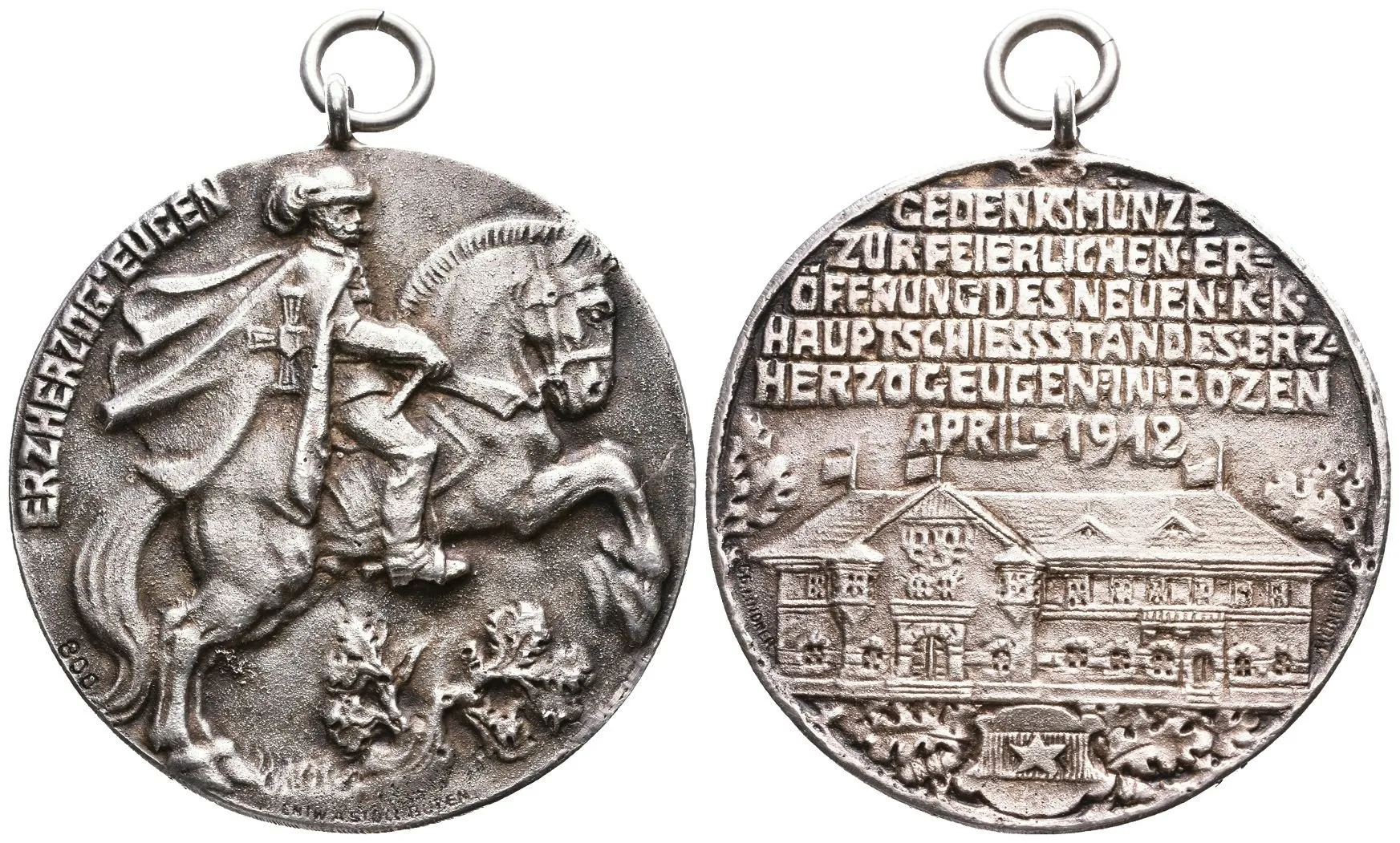 AR Medaile 1912 - Na památku zahajovacích střeleb v nové c.k. hlavní střelnici — 1
