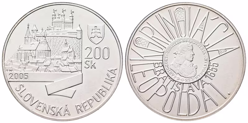 200 Sk 2005 - Korunovace Leopolda I., Proof
