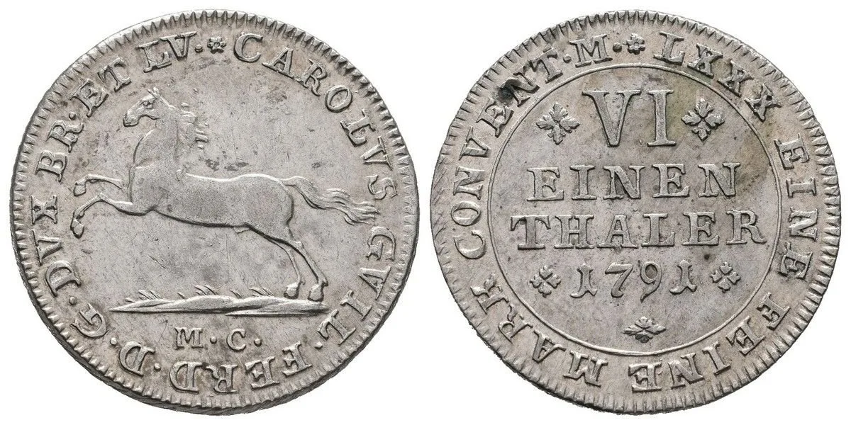 Braunschweig - Wolfenbüttel, Karl Wilhelm Ferdinand, 1780 - 1806 — 1