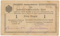 Německá Východní Afrika, 1 Rupie 1. 2. 1916, série Q2, R.928k