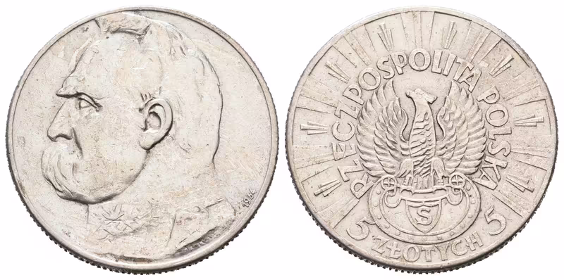 Polsko, 5 Zlotých 1934 - Střelecký pluk