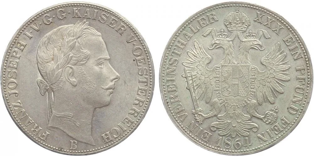 Rakouská a spolková měna, 1857 - 1892 — 1