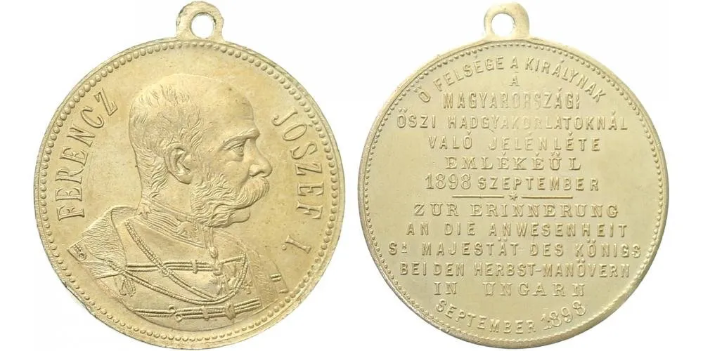 František Josef I., medaile vojenských manévrů — 1