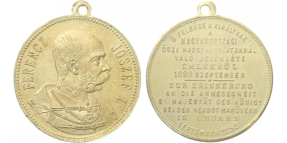 František Josef I., medaile vojenských manévrů — 1