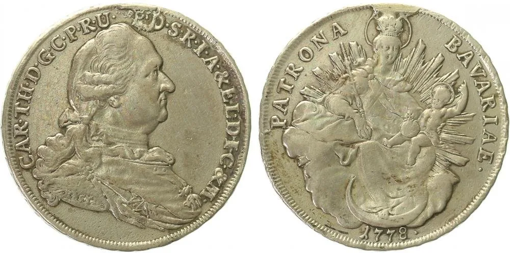 Bavorsko, Karl Theodor, 1777 - 1799 — 1