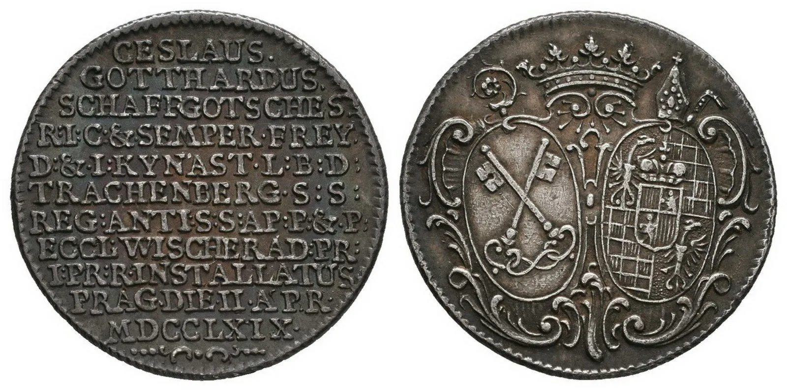 Praha - Vyšehrad, Česlav Gotthard hrabě Schafgotsche, 1769 - 1781 — 1
