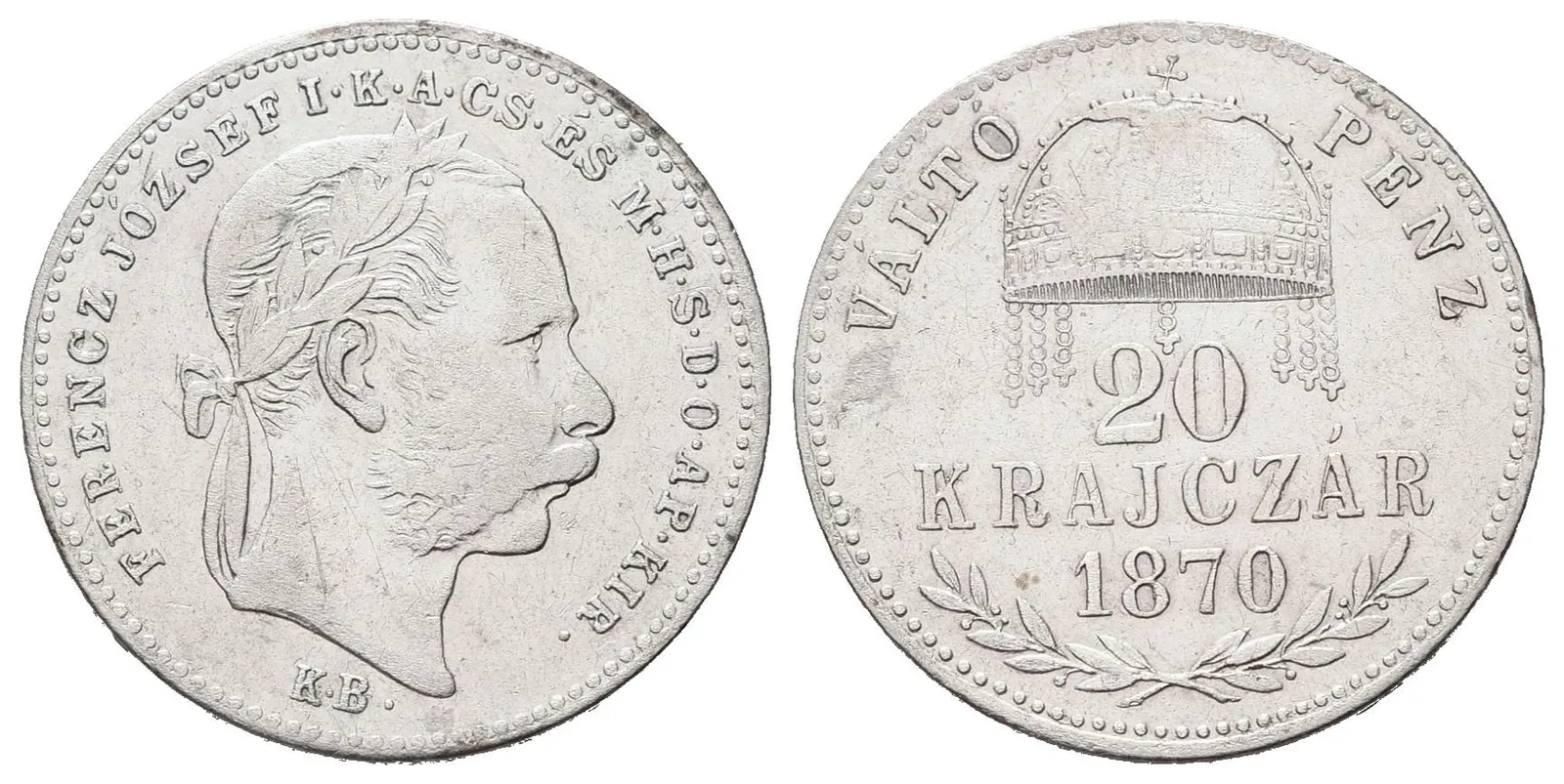 20 Krejcar 1870 KB
