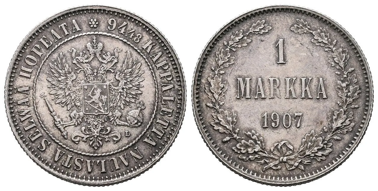 Ražby pro Finsko, Mikuláš II., 1894 - 1917 — 1