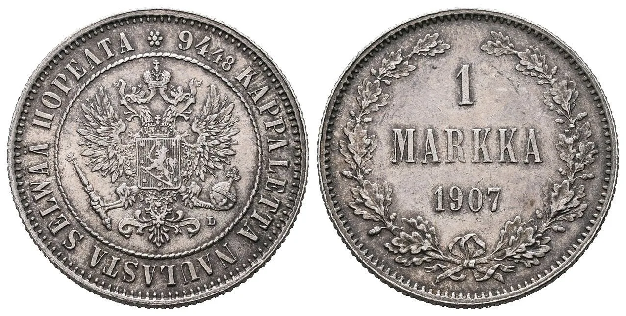 Ražby pro Finsko, Mikuláš II., 1894 - 1917 — 1