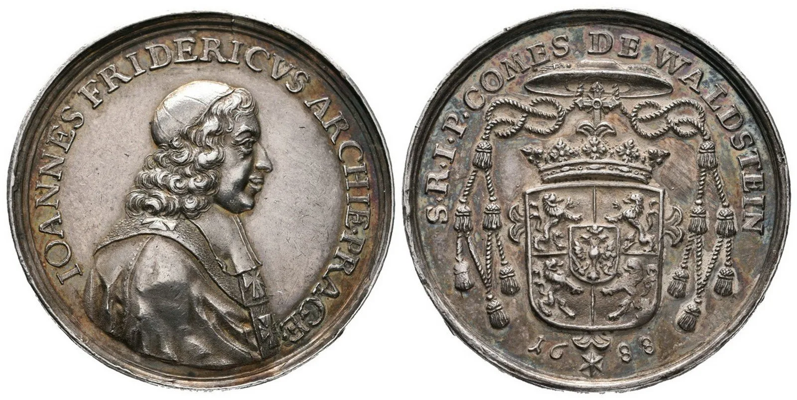 Praha - arcibiskupství, Johann Friedrich Graf von Waldstein, 1688 - 1694 — 1