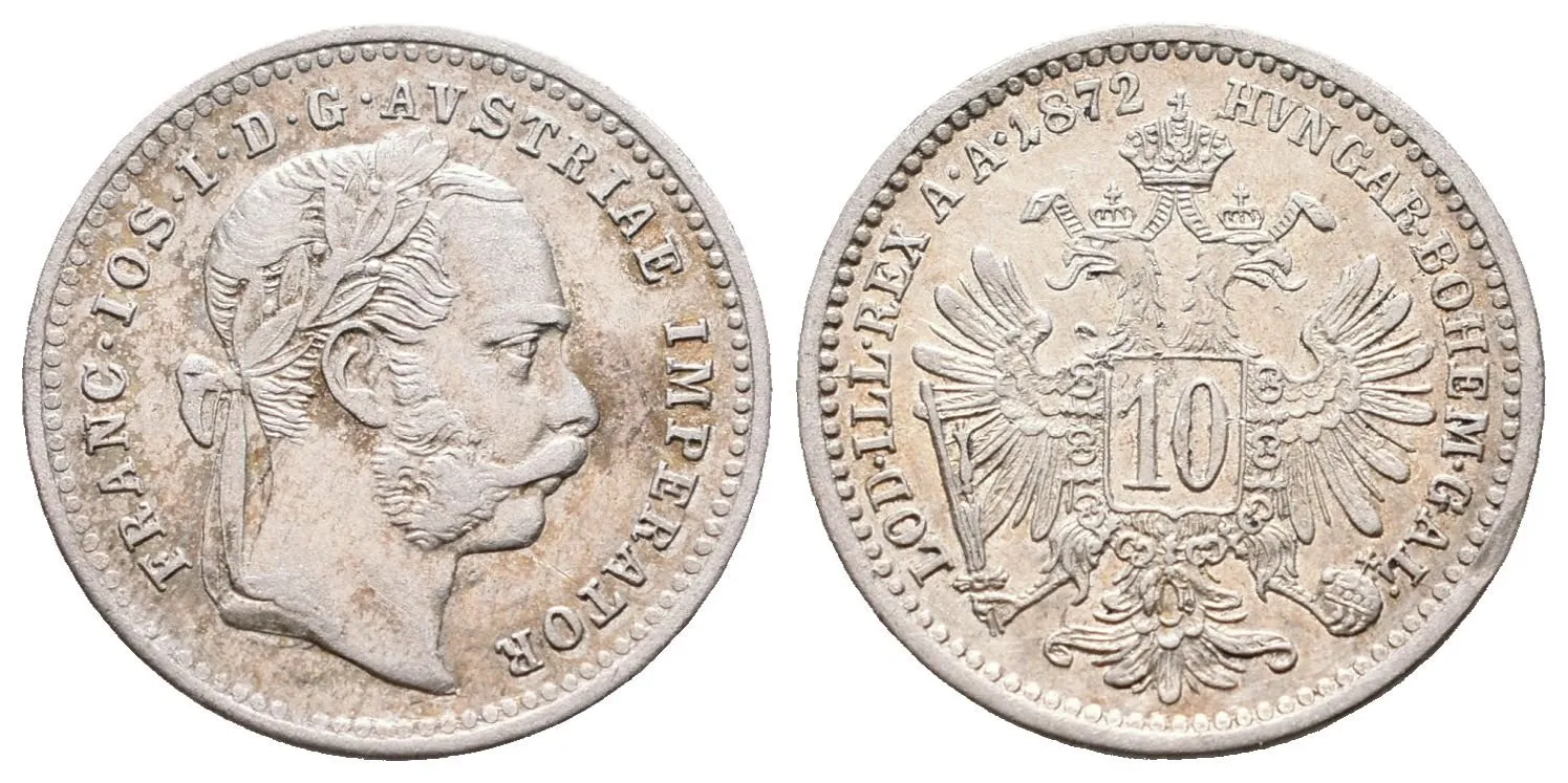 10 Krejcar 1872