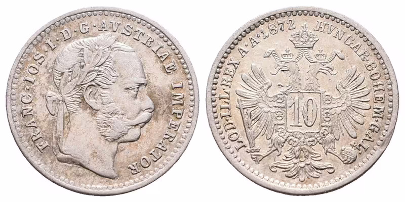 10 Krejcar 1872
