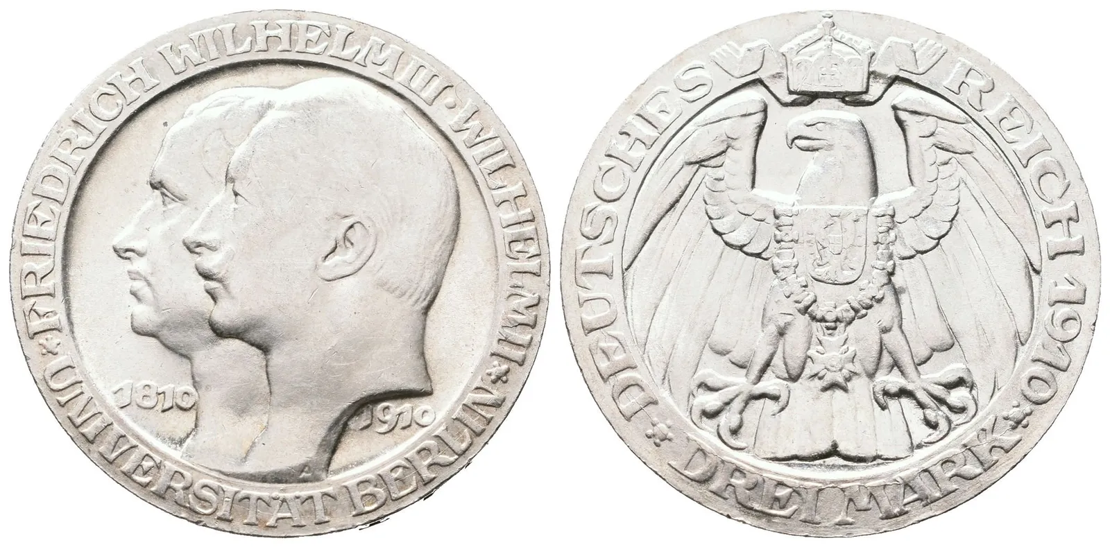 3 Marka 1910 A - Universita Berlín