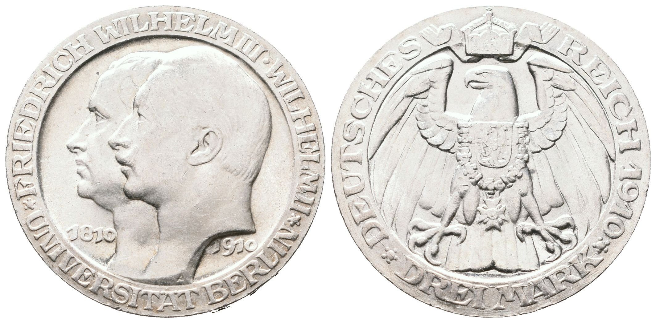 3 Marka 1910 A - Universita Berlín