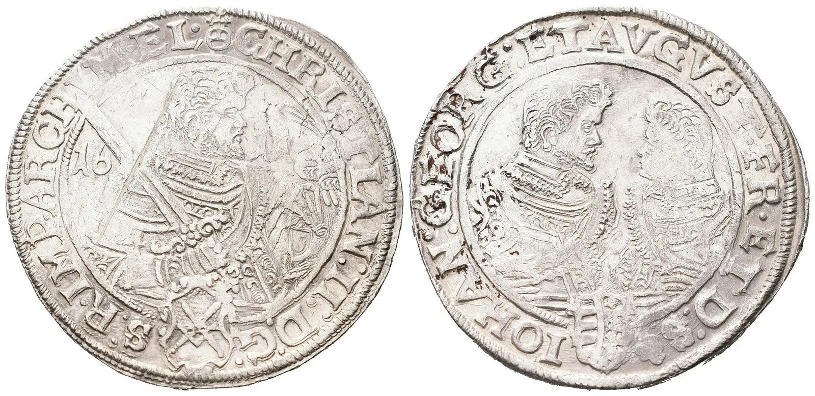 Sasko, Christian II., Johann Georg I. a August, 1591 - 1611 — 1