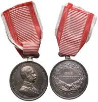 Medaile za statečnost, stříbrná, II. třída