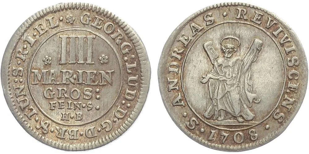 Braunschweig - Lüneburg - Calenberg - Hannover, George Ludwig, 1698 - 1727 — 1
