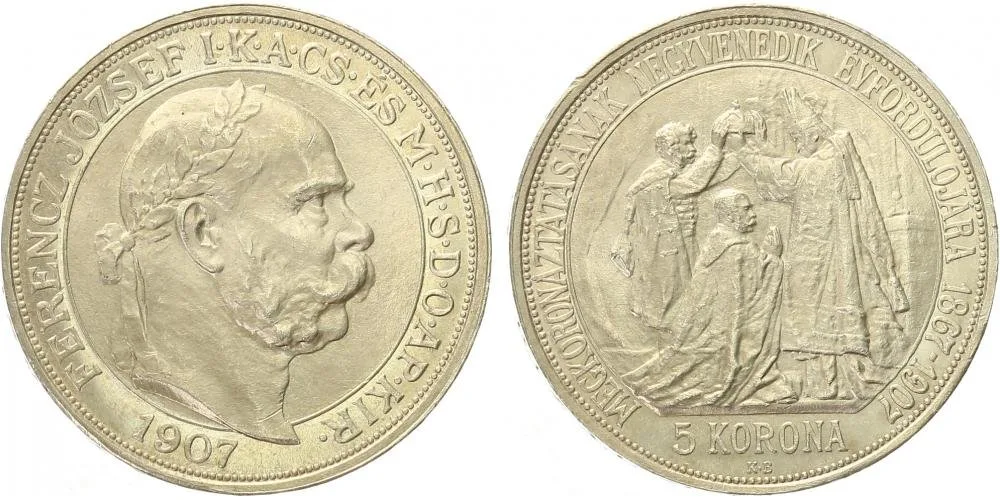 Korunová měna, 1892 - 1918 — 1