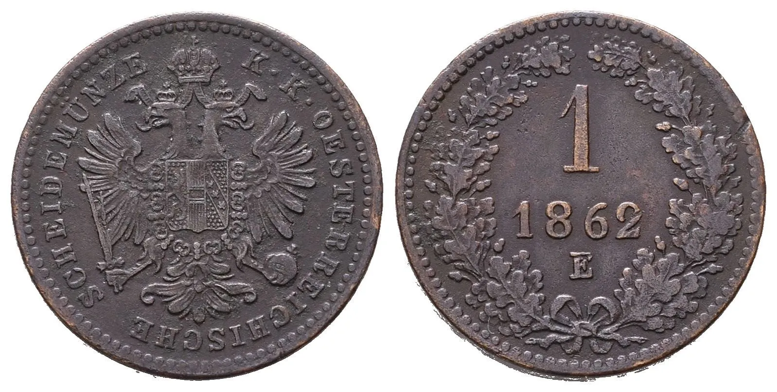 Rakouská a spolková měna, 1857 - 1892 — 1