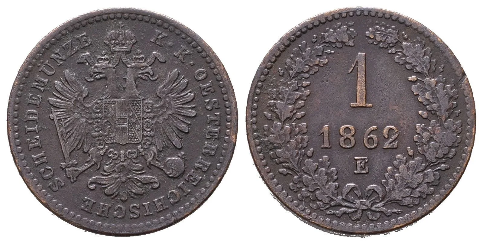 Rakouská a spolková měna, 1857 - 1892 — 1