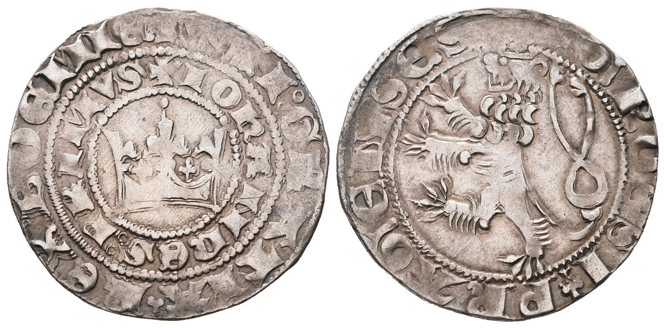 Jan Lucemburský, Pražský groš, Castelin 36