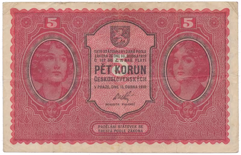 5 Koruna 1919, Hej.8