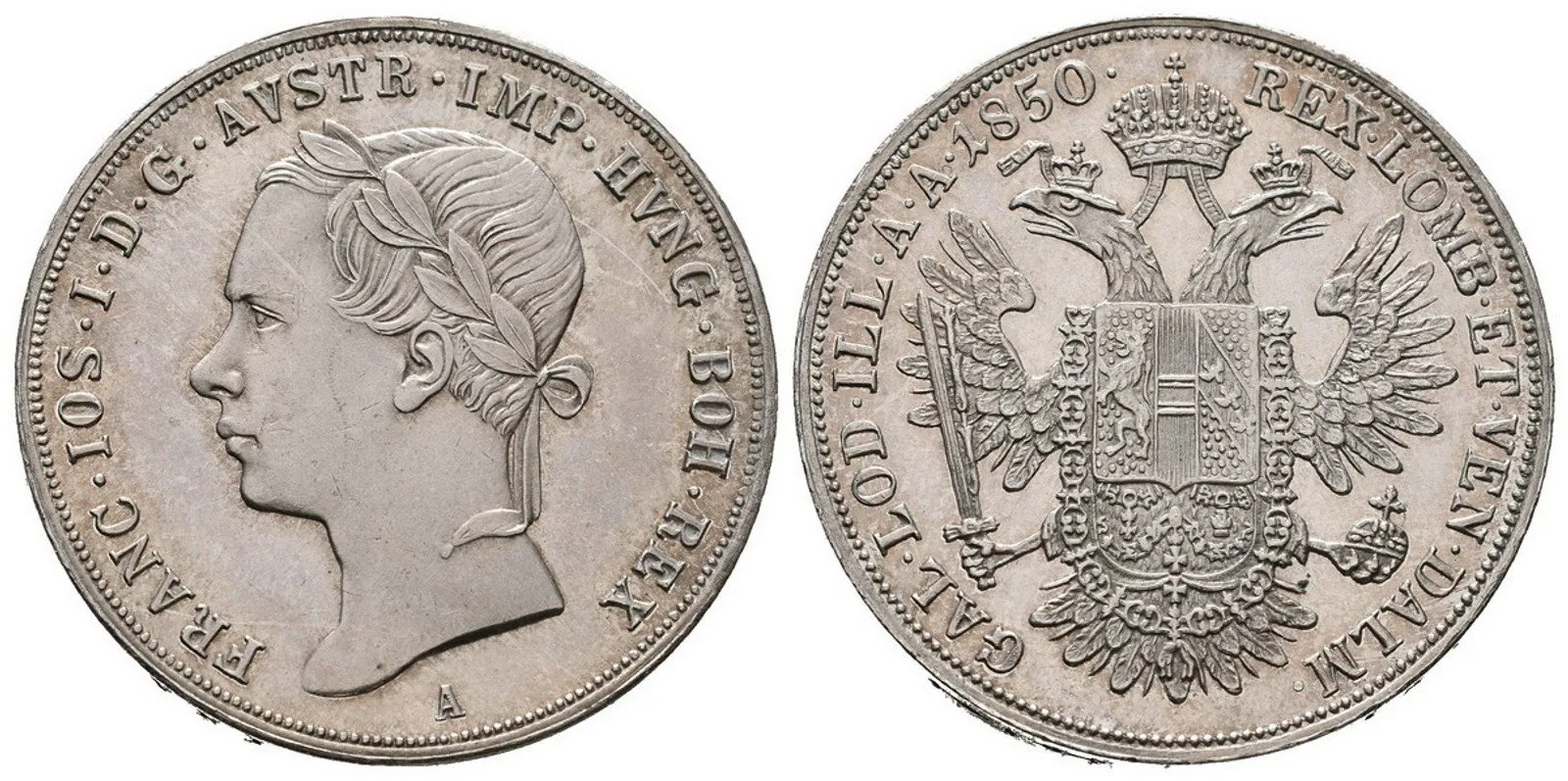 Konvenční měna, 1848 - 1857 — 1
