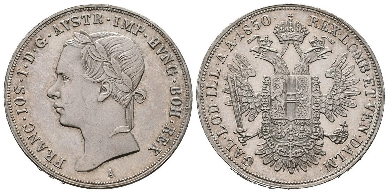 Konvenční měna, 1848 - 1857 — 1