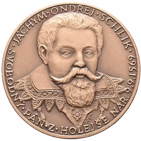 AE Medaile b.l. (2019) - Jáchym Ondřej Šlik, k výročí 450 let od narození