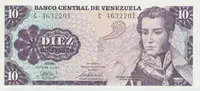Venezuela, 10 Bolivares 1981, P.60