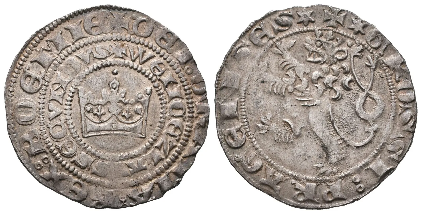 Václav II., Pražský groš, Smolík 1