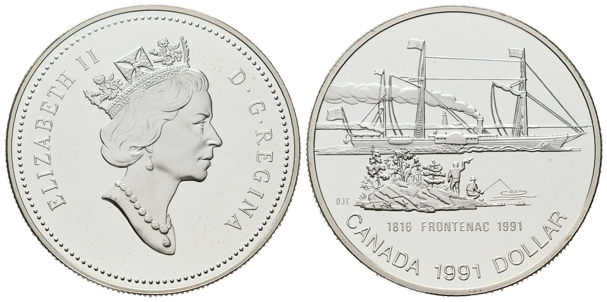 Kanada, Dollar 1991 - Frontenac