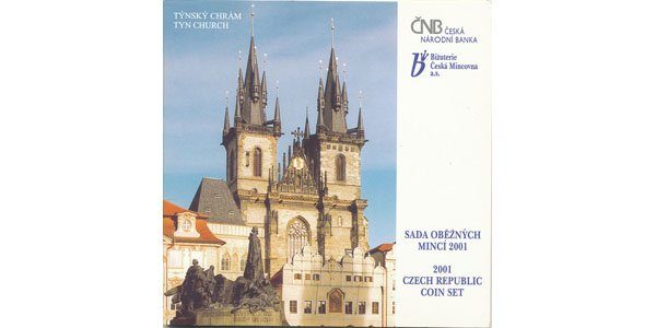 Ročníková sada mincí 2001