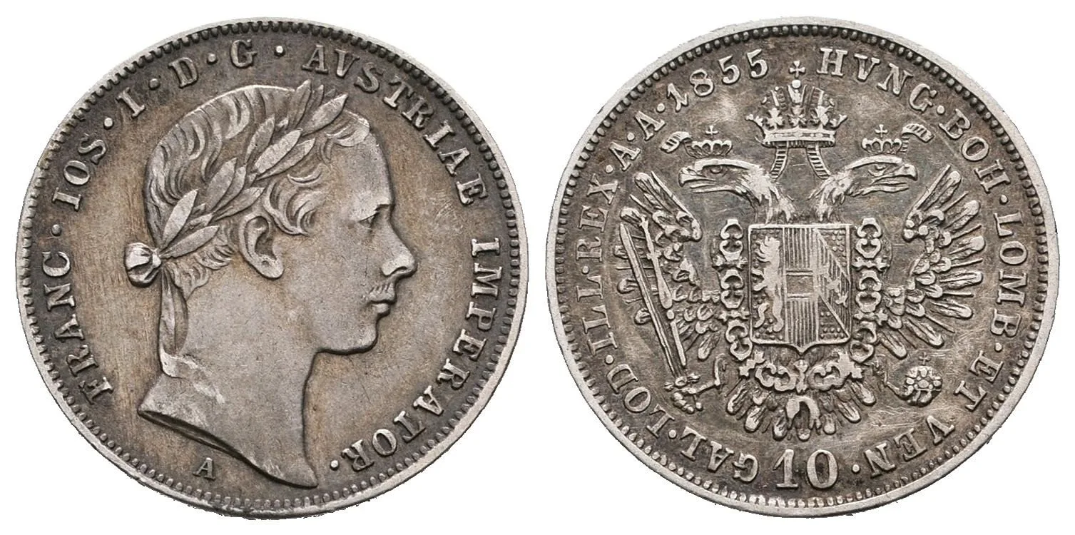 Konvenční měna, 1848 - 1857 — 1