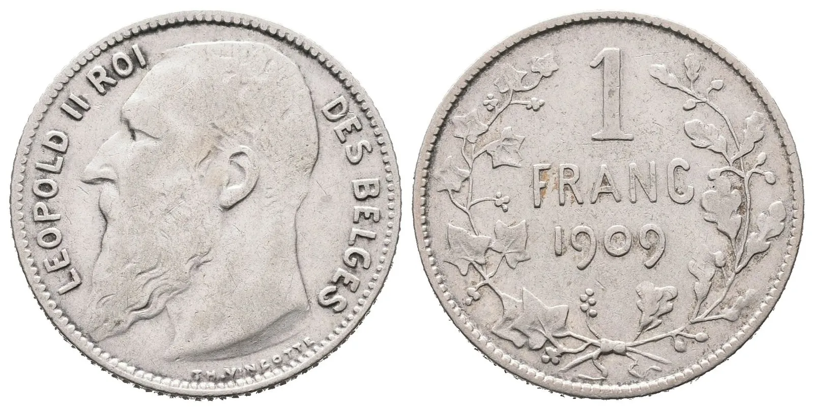 Belgie, 1 Frank 1909