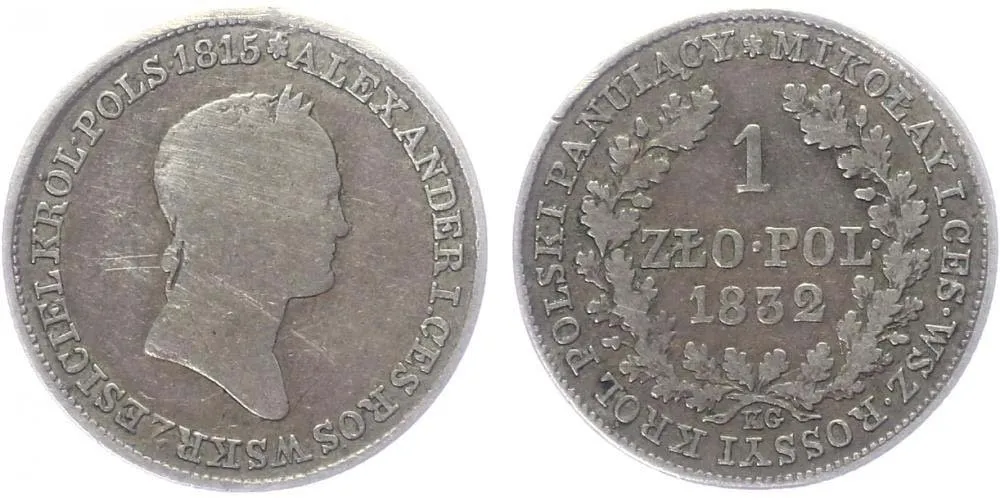 Ražby pro Polsko, Mikuláš I., 1825 - 1855 — 1