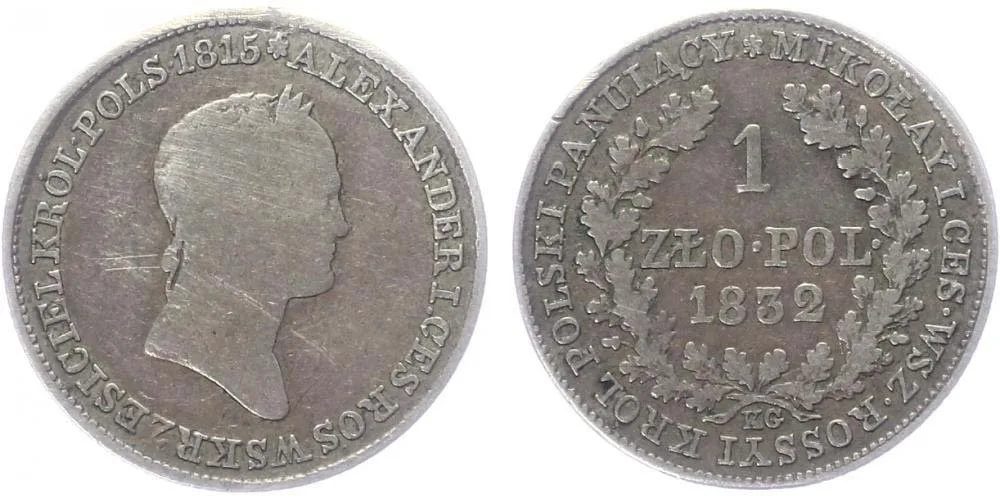 Ražby pro Polsko, Mikuláš I., 1825 - 1855 — 1