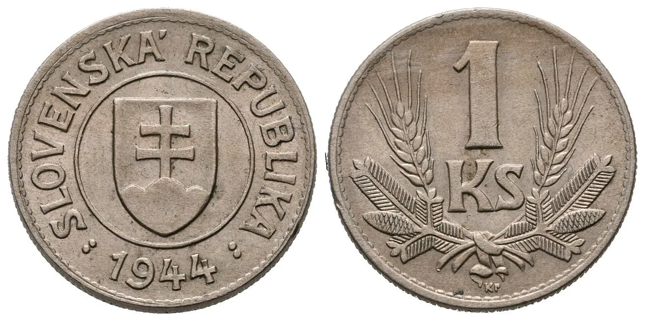 1 Koruna 1944, vzácná