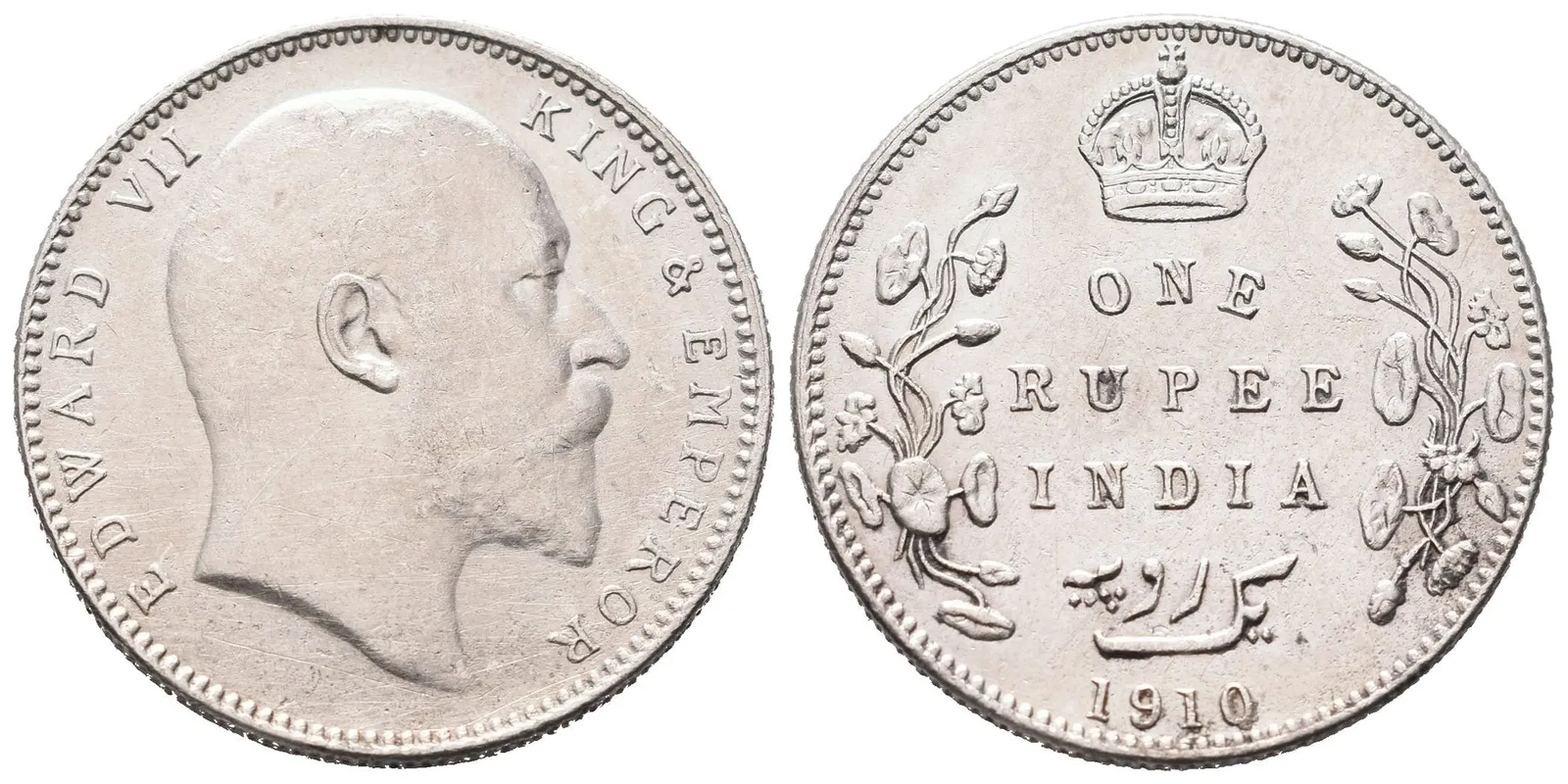Indie, Rupie 1910 B