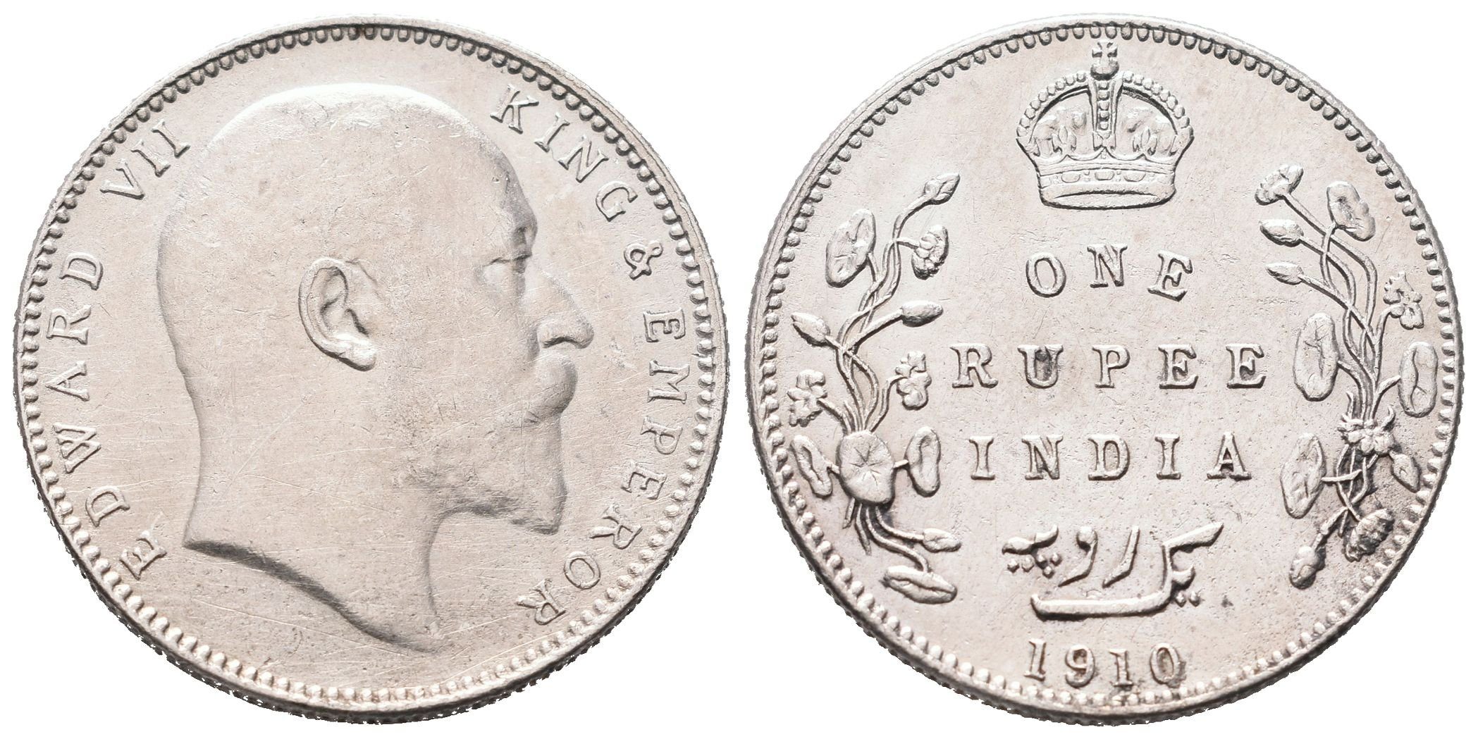 Indie, Rupie 1910 B