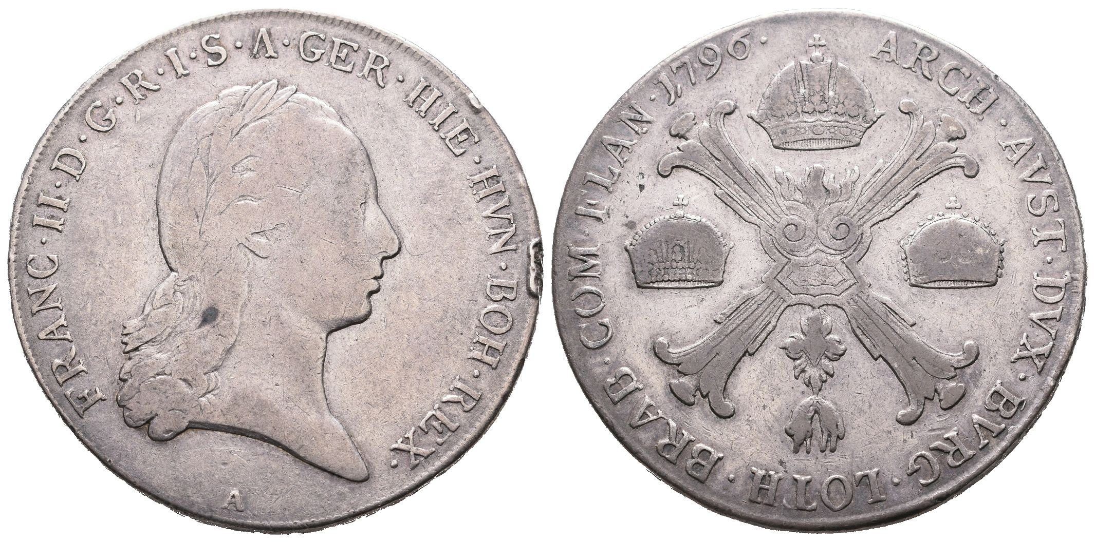František II., Tolar křížový 1796 A, Vídeň