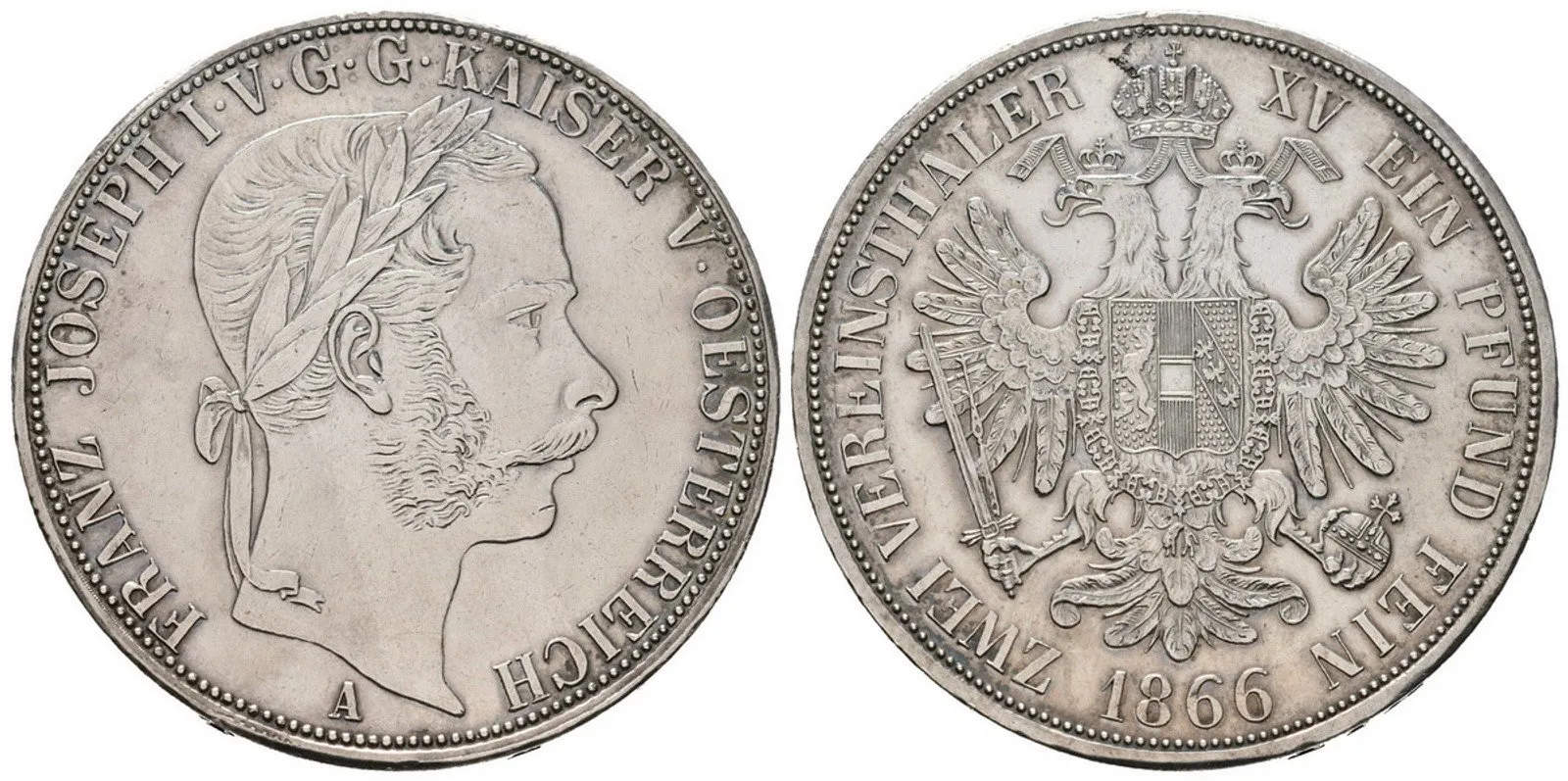 Rakouská a spolková měna, 1857 - 1892 — 1