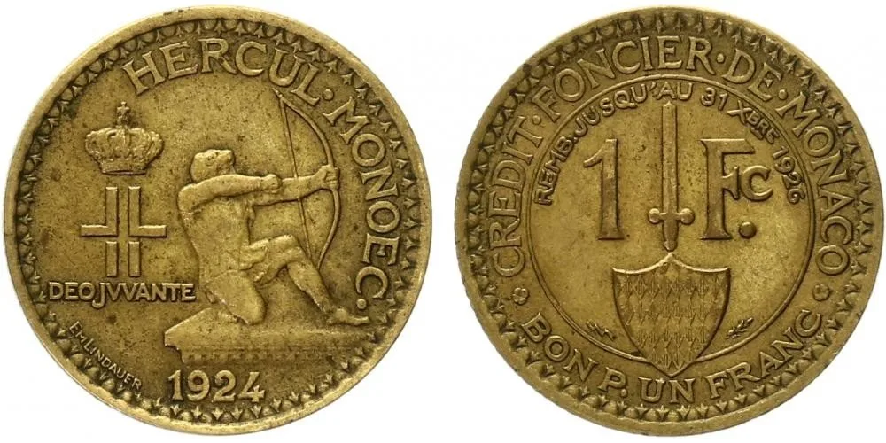 Monako, Louis II., 1922 - 1949 — 1